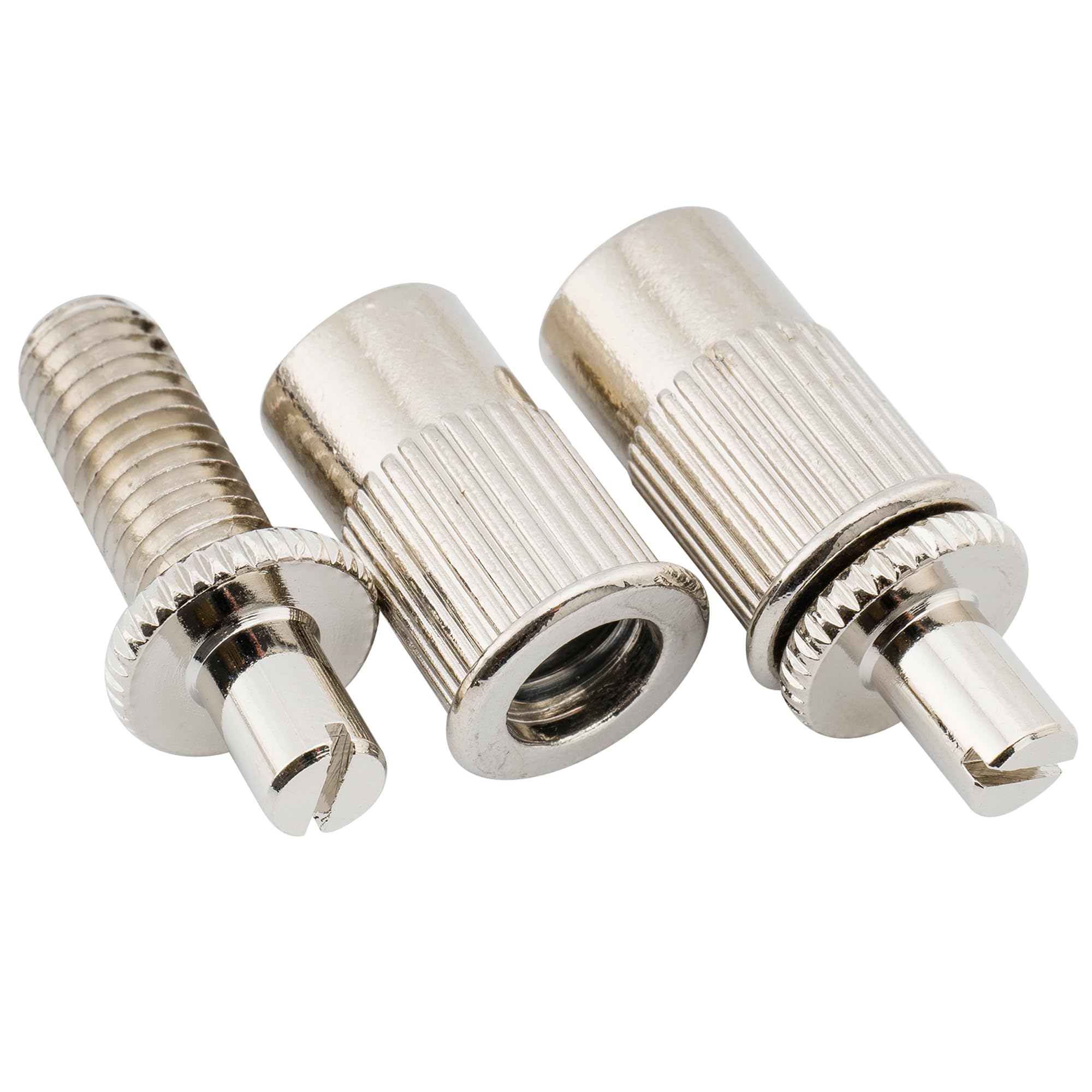 Musiclily Pro 52mm Guitar Roller Saddle Bridge Tune-O-Matic Bridge with M8 Post for Les Paul LP SG Electric Guitar, Nickel